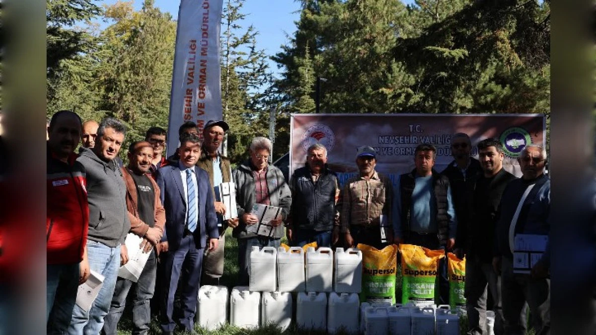 ORGANİK TARIM SERTİFİKALARINI TÖRENLE ALDILAR 