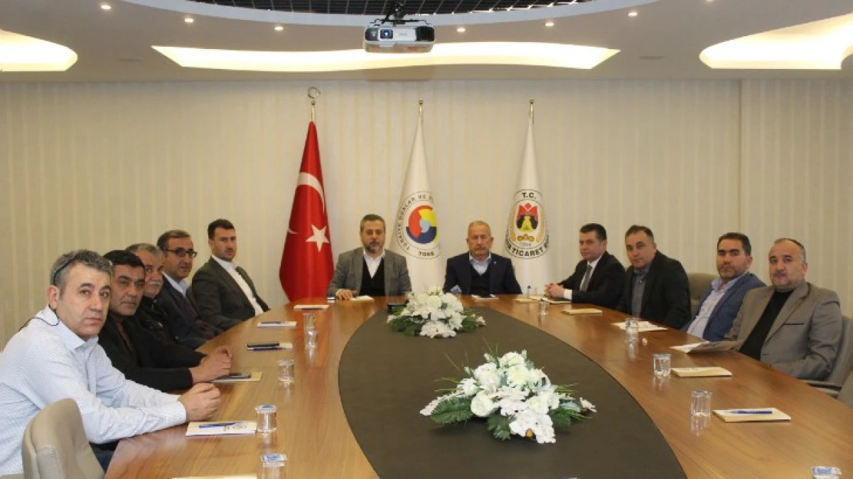 ORTAK AKIL TOPLANTISI TİCARET BORSASINDA YAPILDI 