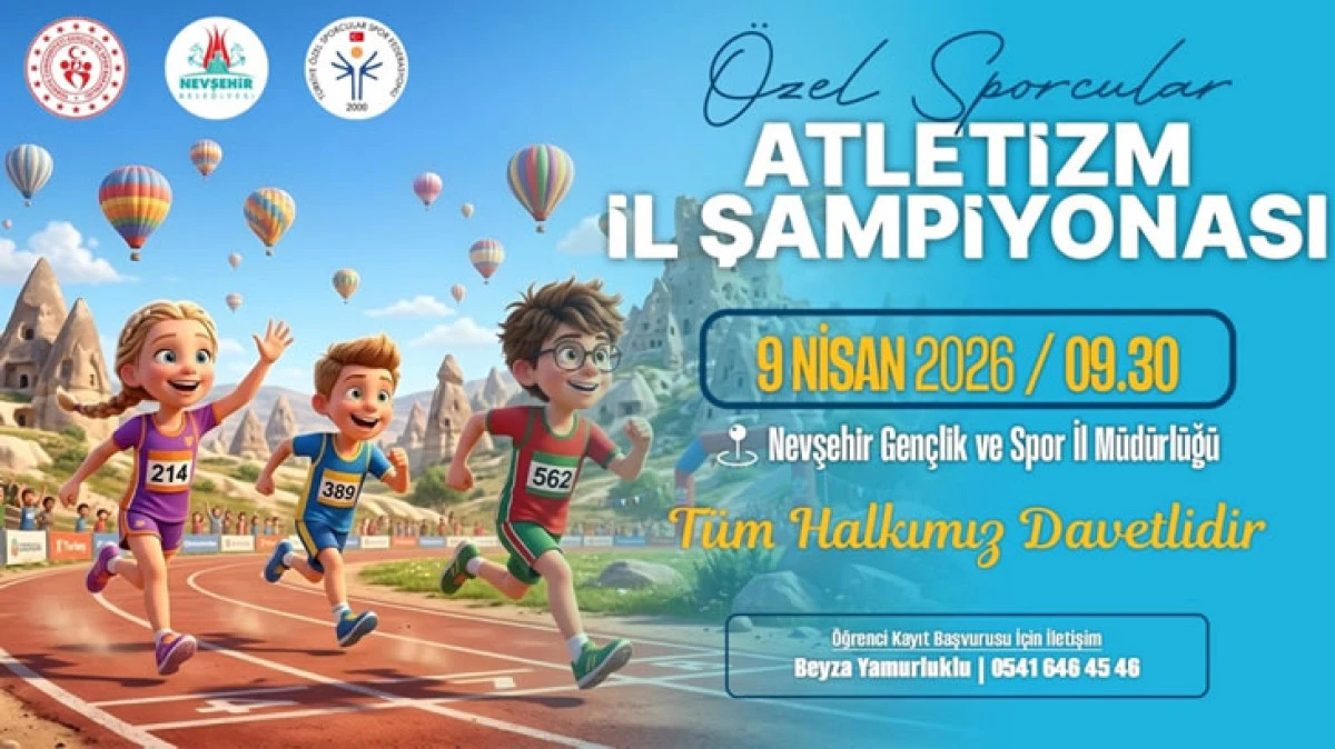 &Ouml;ZEL SPORCULAR İ&Ccedil;İN ATLETİZM ŞAMPİYONASI D&Uuml;ZENLENİYOR