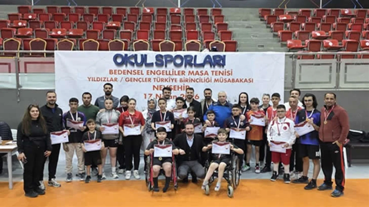 PARA MASA TENİSİ M&Uuml;SABAKALARI SONA ERDİ