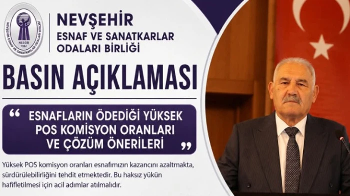 PINARBAŞI, ESNAFIMIZIN KANAYAN YARASI POS KOMİSYON ORANLARI 