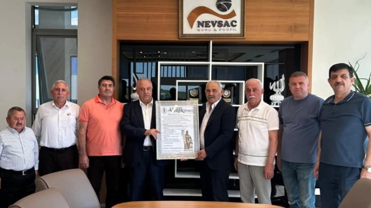 PINARBAŞI'DAN NEV SAC METALE TEBRİK ZİYARETİ