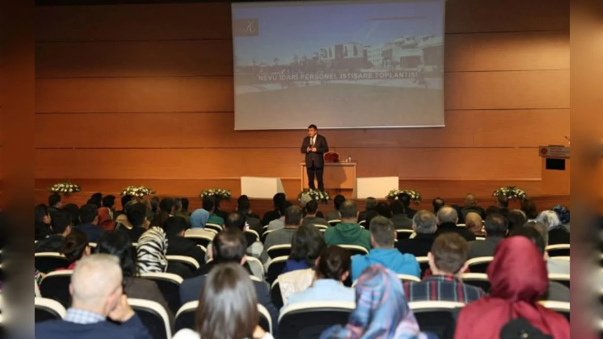 REKT&Ouml;R PERSONEL İLE BULUŞTU 