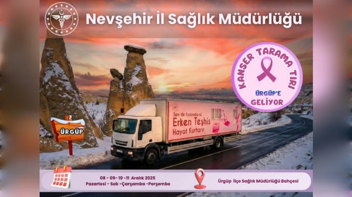 TIR ÜRGÜP'TE TARAMA YAPACAK 