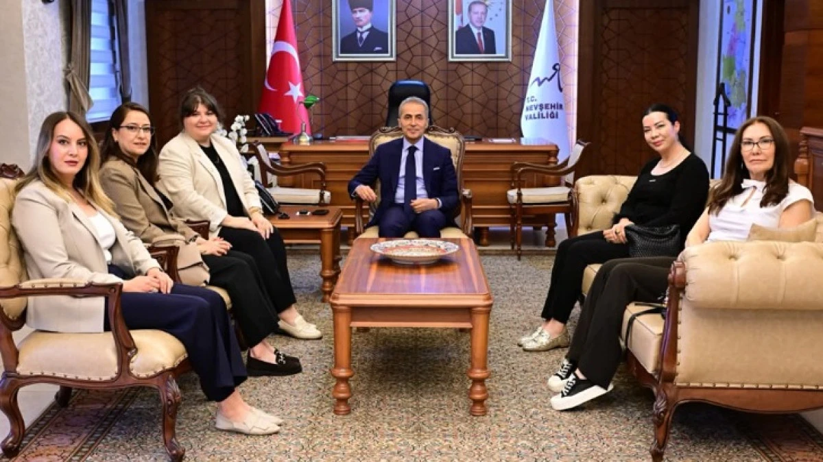 TOBB NEVŞEHİR KADIN GİRİŞİMCİLERİNDEN VALİ H&Uuml;SEYİN K&Ouml;K&rsquo;E ZİYARET