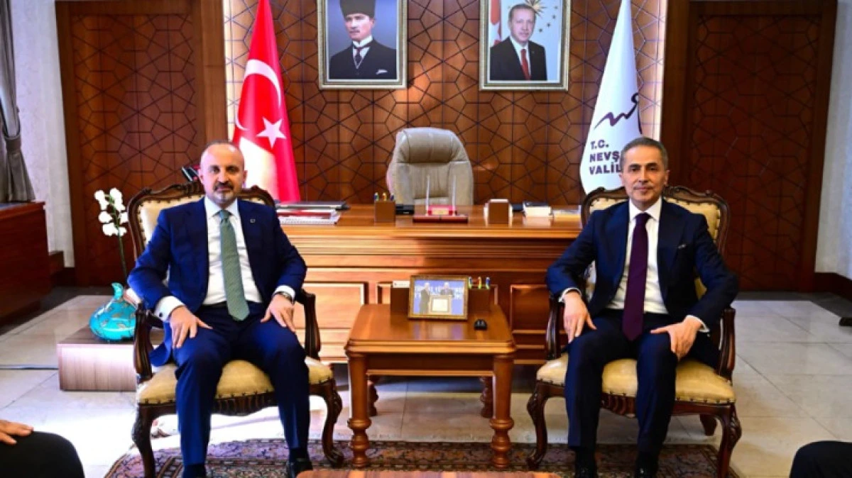TURAN VALİ K&Ouml;K'&Uuml; ZİYARET ETTİ 