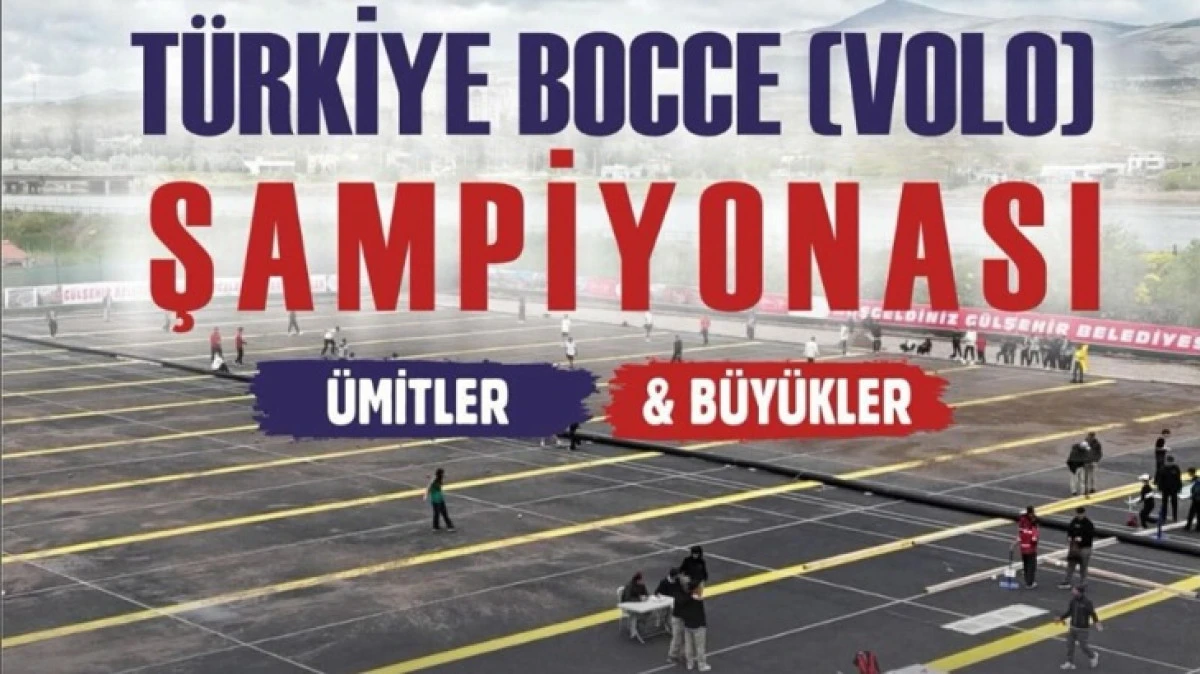 T&Uuml;RKİYE BOCCE ŞAMPİYONASI NEVŞEHİR'DE YAPILACAK 