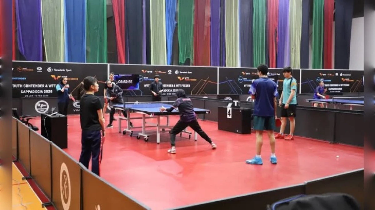 ULUSLARARASI MASA TENİSİ ŞAMPİYONASI NEVŞEHİR'DE BUG&Uuml;N BAŞLADI 