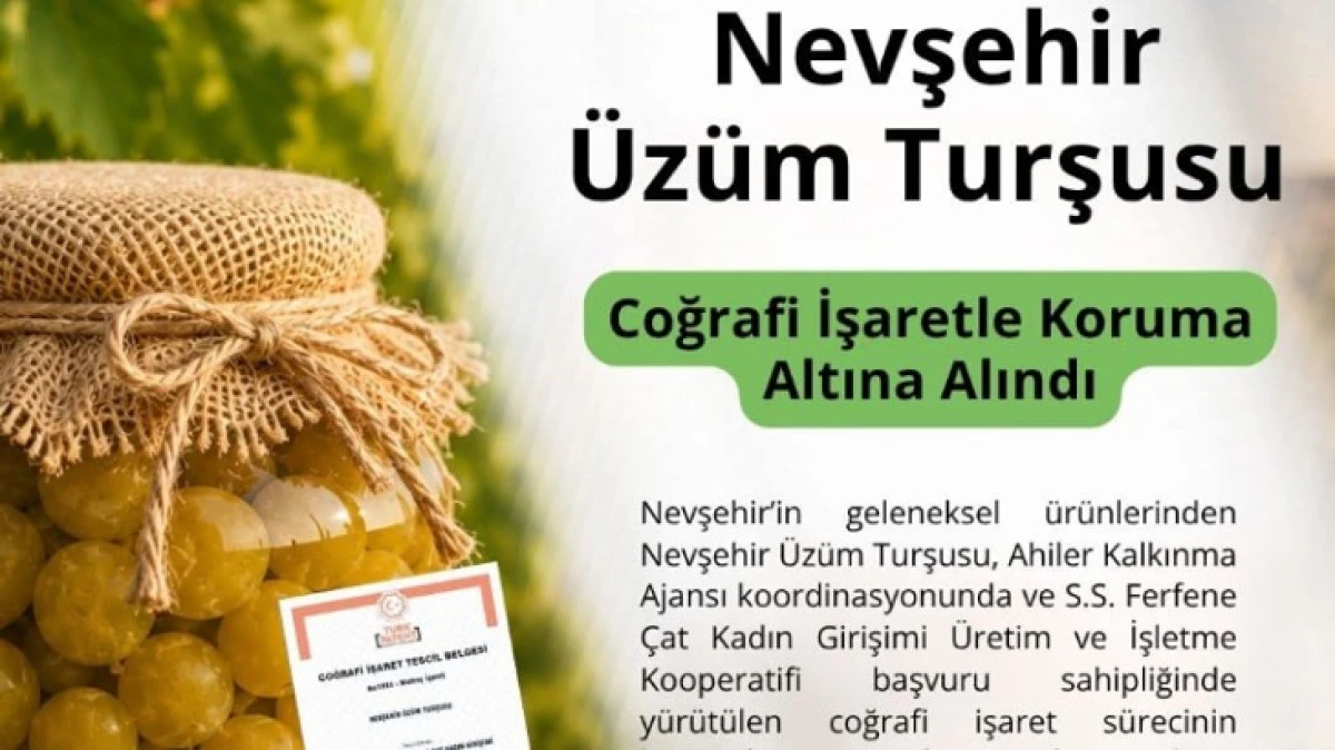 &Uuml;Z&Uuml;M TURŞUSU COĞRAFİ İŞARET ALDI 