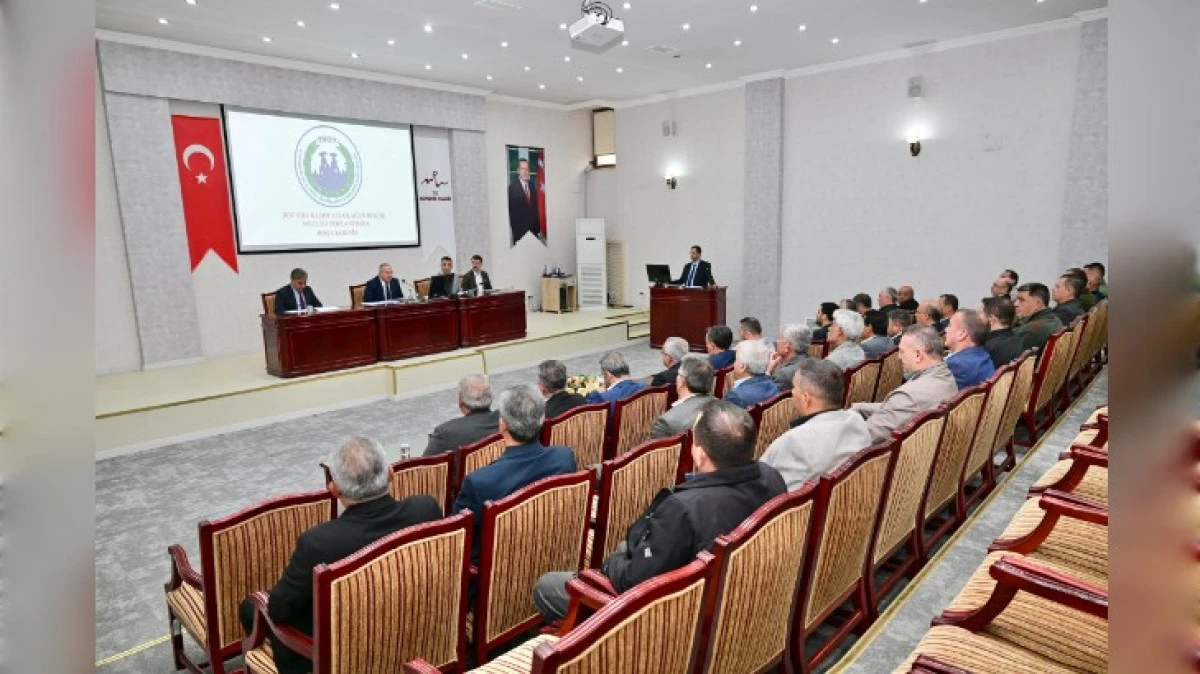 VALİ FİDAN BAŞKANLIK ETTİ 