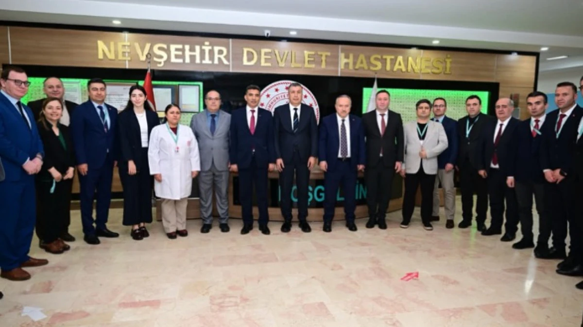 VALİ FİDAN HASTANEDE İNCELEMELERDE BULUNDU 