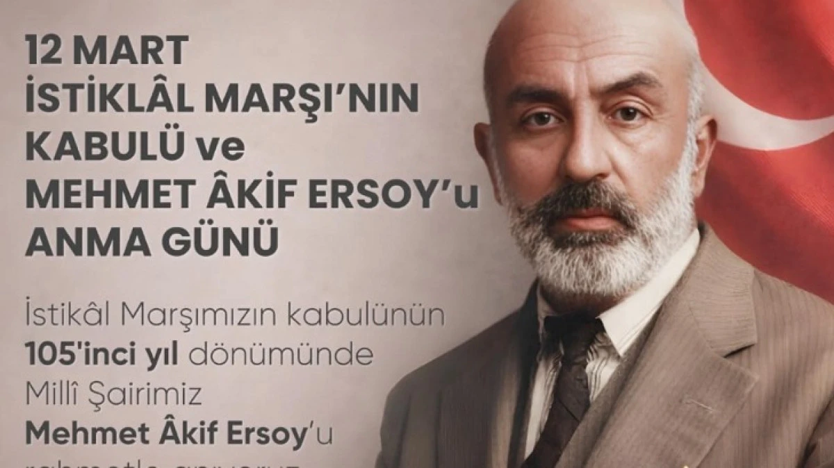 VALİ FİDAN'DAN İSTİKL&Acirc;L MARŞININ KABUL&Uuml; DOLAYISIYLA A&Ccedil;IKLAMA YAPTI 