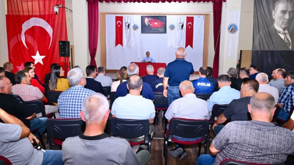 VALİ K&Ouml;K AVANOS'TA MUHTARLARLA TOPLANTI YAPTI 