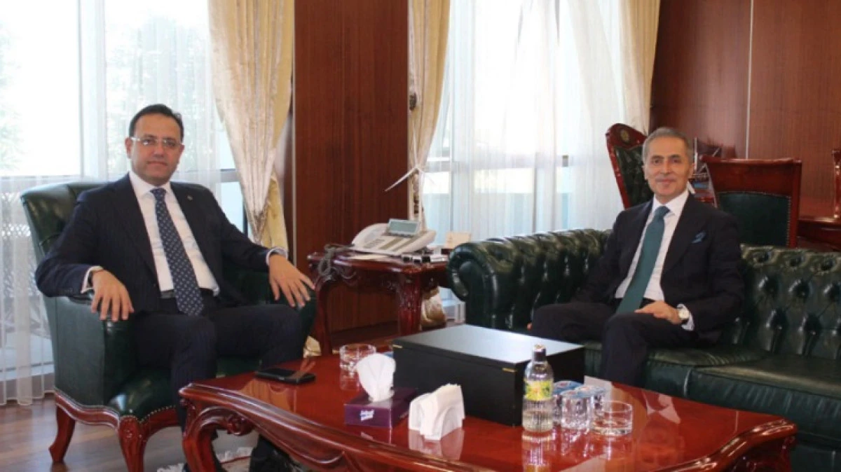 VALİ K&Ouml;K BAKAN YARDIMCISI EBUBEKİR GİZLİGİDERİ ZİYARET ETTİ 