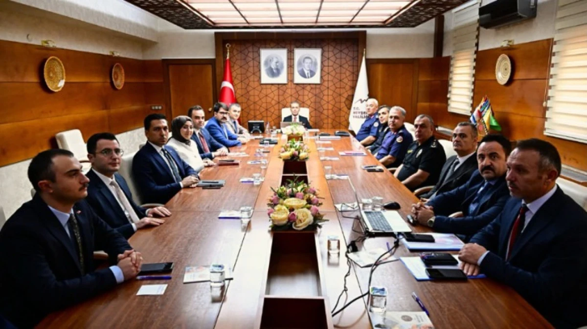 VALİ K&Ouml;K BAŞKANLIĞINDA GENEL G&Uuml;VENLİK TOPLANTISI YAPILDI 