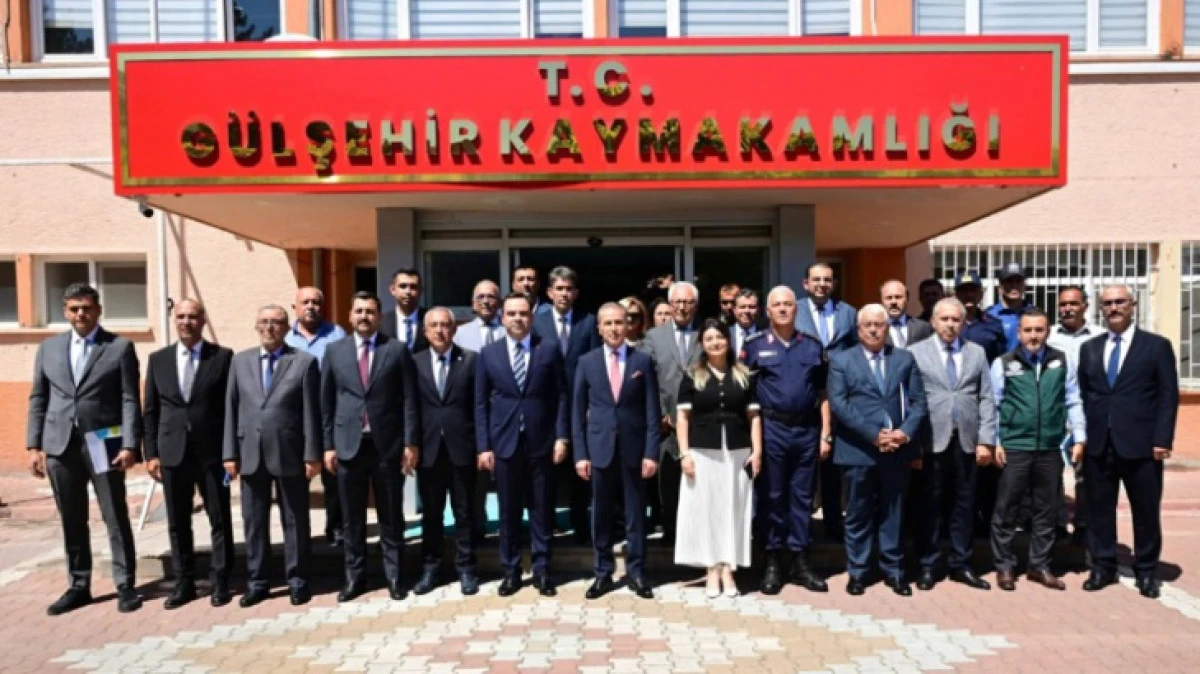 VALİ K&Ouml;K G&Uuml;LŞEHİR'DE İNCELEMELERDE BULUNDU 