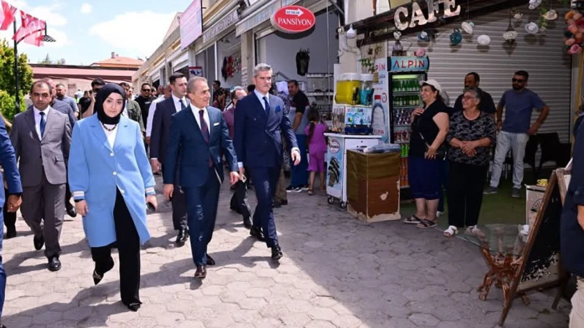 VALİ K&Ouml;K HACIBEKTAŞ'TA İNCELEMELER YAPTI 
