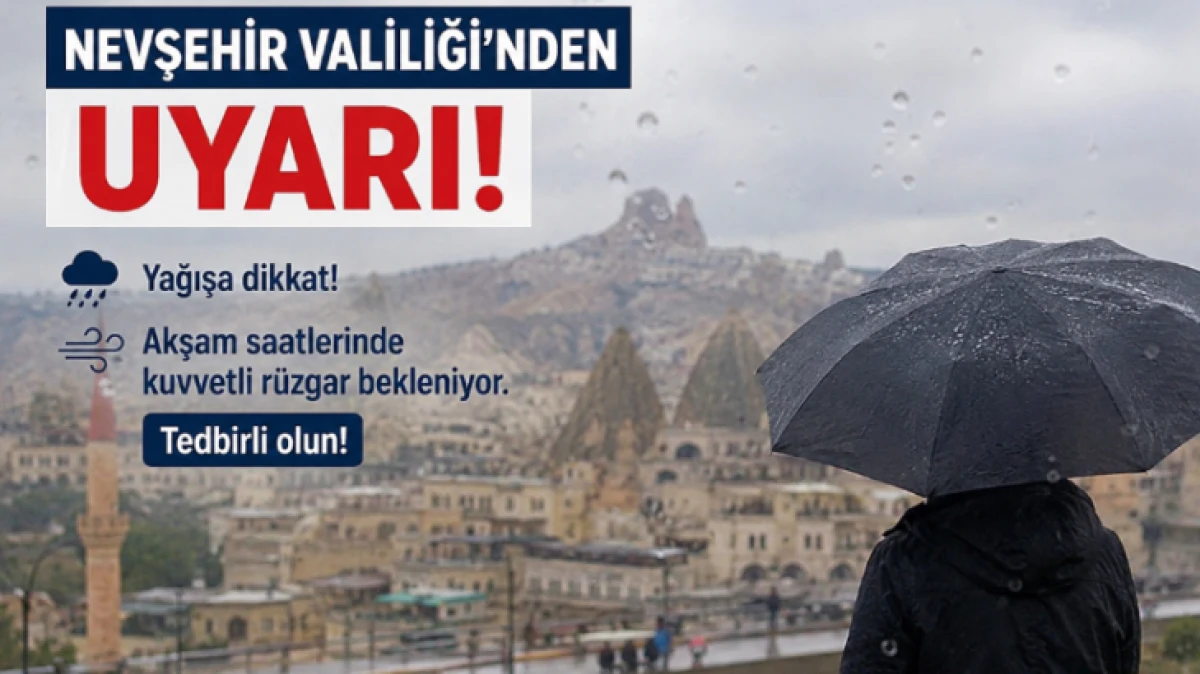 VALİLİKTEN BU AKŞAM İ&Ccedil;İN &Ouml;NEMLİ UYARI 