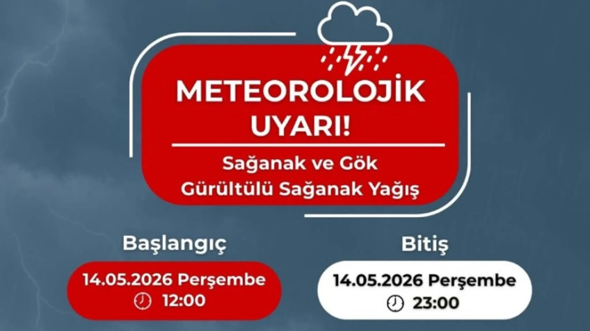 VALİLİKTEN ŞİDDETLİ YAĞIŞ UYARISI 