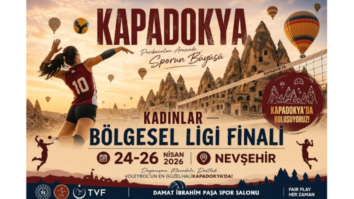 VOLEYBOL B&Ouml;LGESEL LİG MA&Ccedil;LARI NEVŞEHİR'DE 