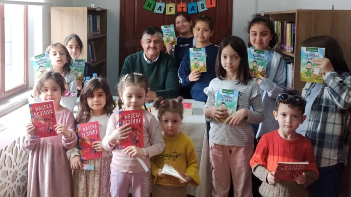 YAZAR AYTEKİN NEVŞEHİR BEBEK VE &Ccedil;OCUK K&Uuml;T&Uuml;PHANESİ'NDE &Ccedil;OCUKLARLA BULUŞTU 